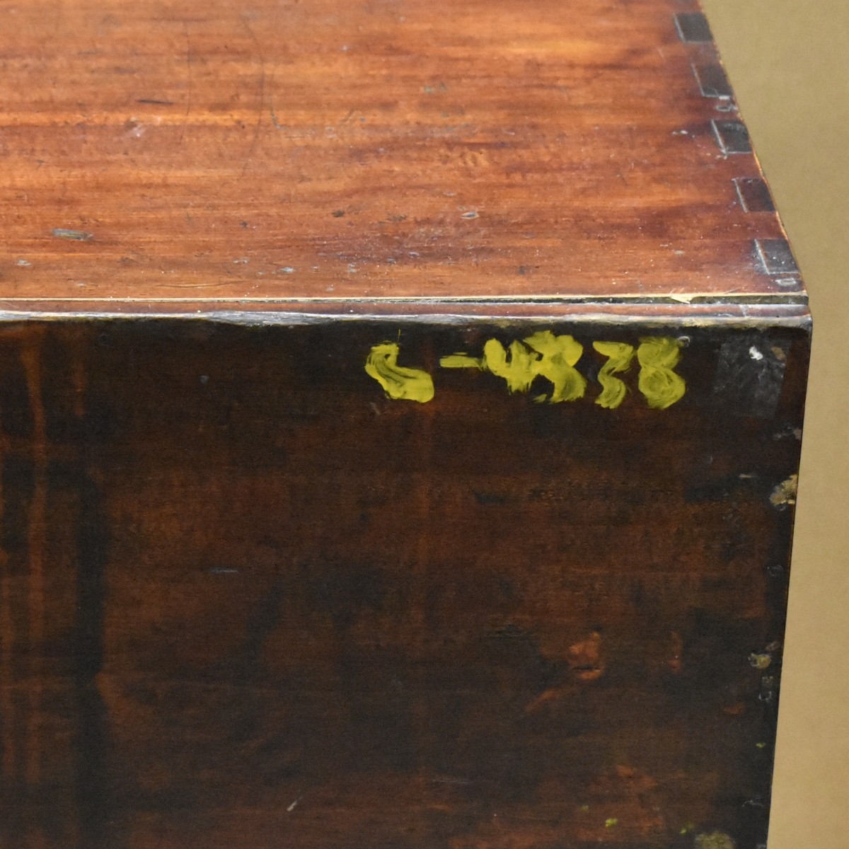 Antique Chinese Low Wooden Chest.