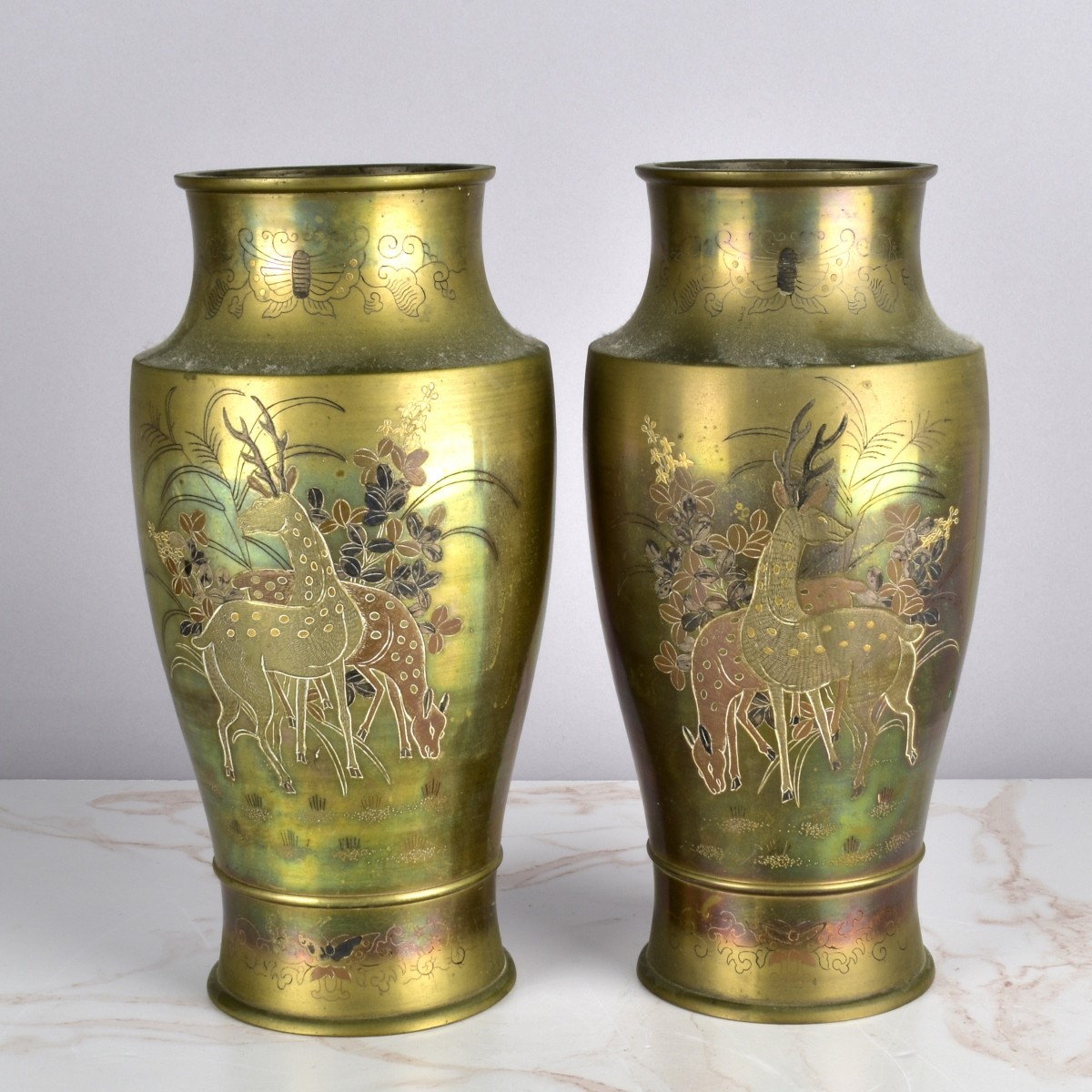 Pair of Japanese Vases