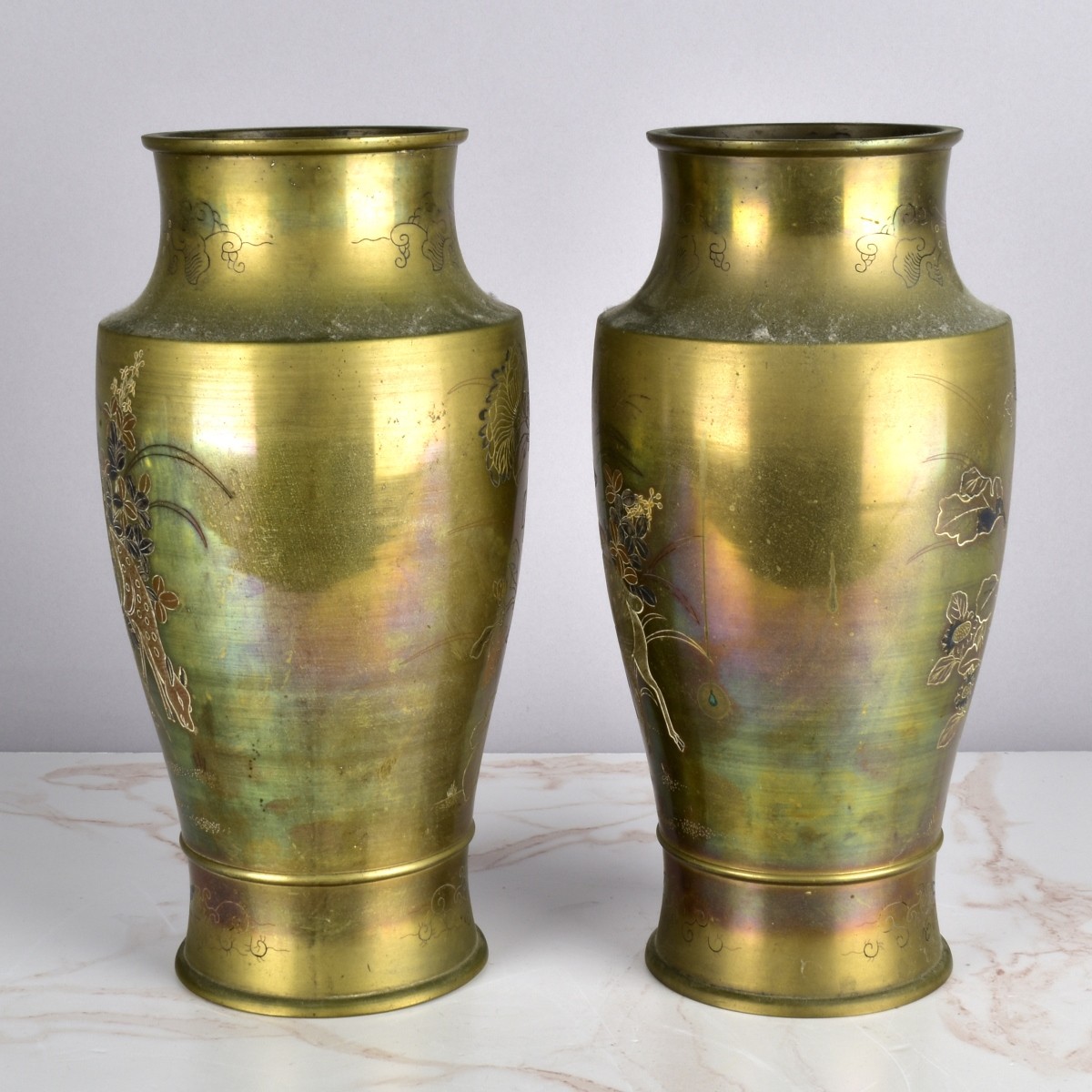 Pair of Japanese Vases