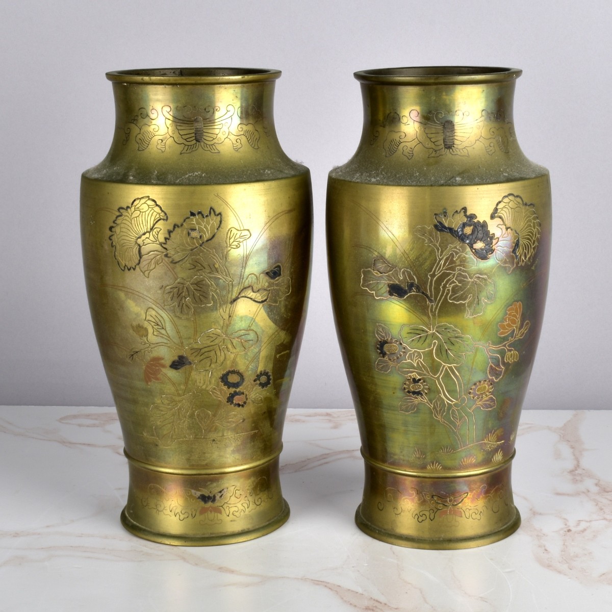 Pair of Japanese Vases