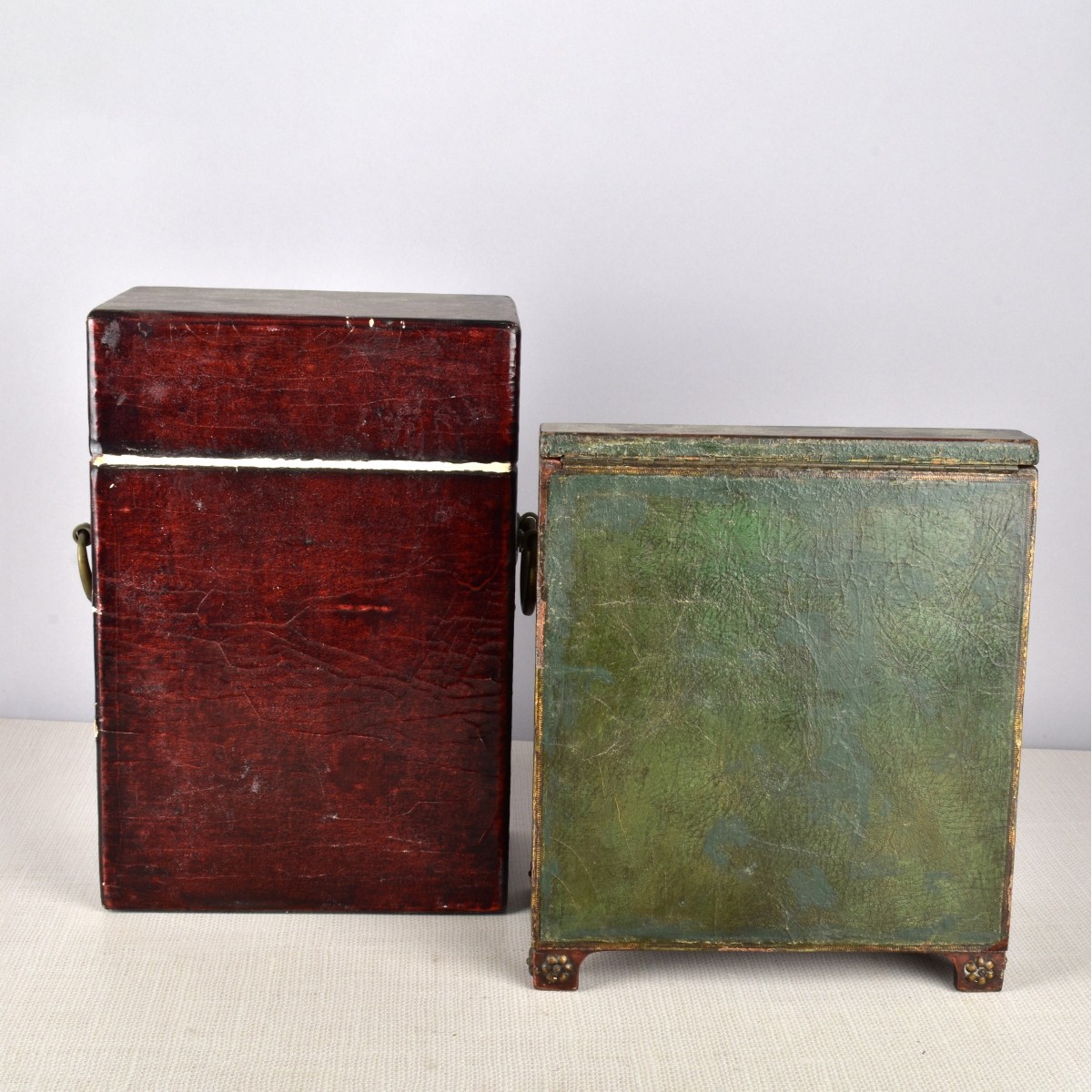 Two Asian Style Painted Boxes