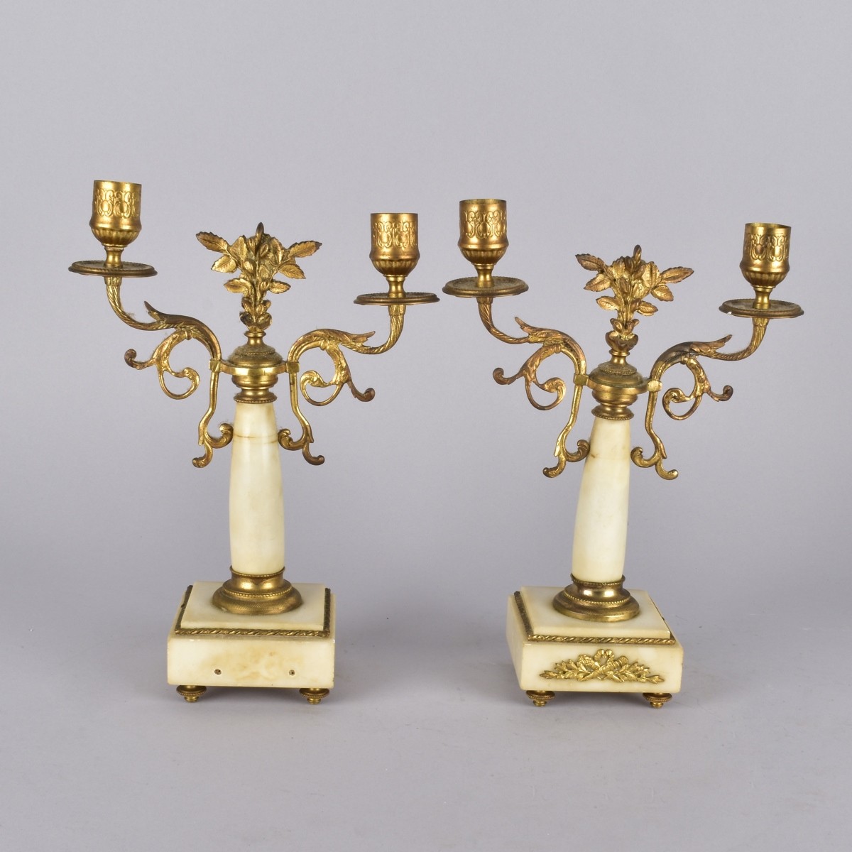 Pair of Empire Style Candlesticks