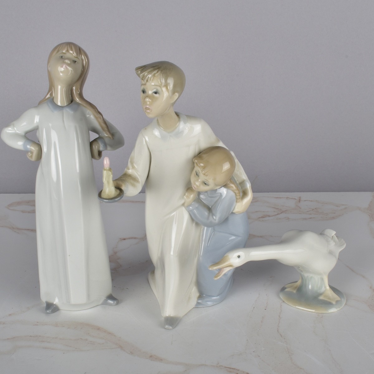 Three Lladro Porcelain Figurines