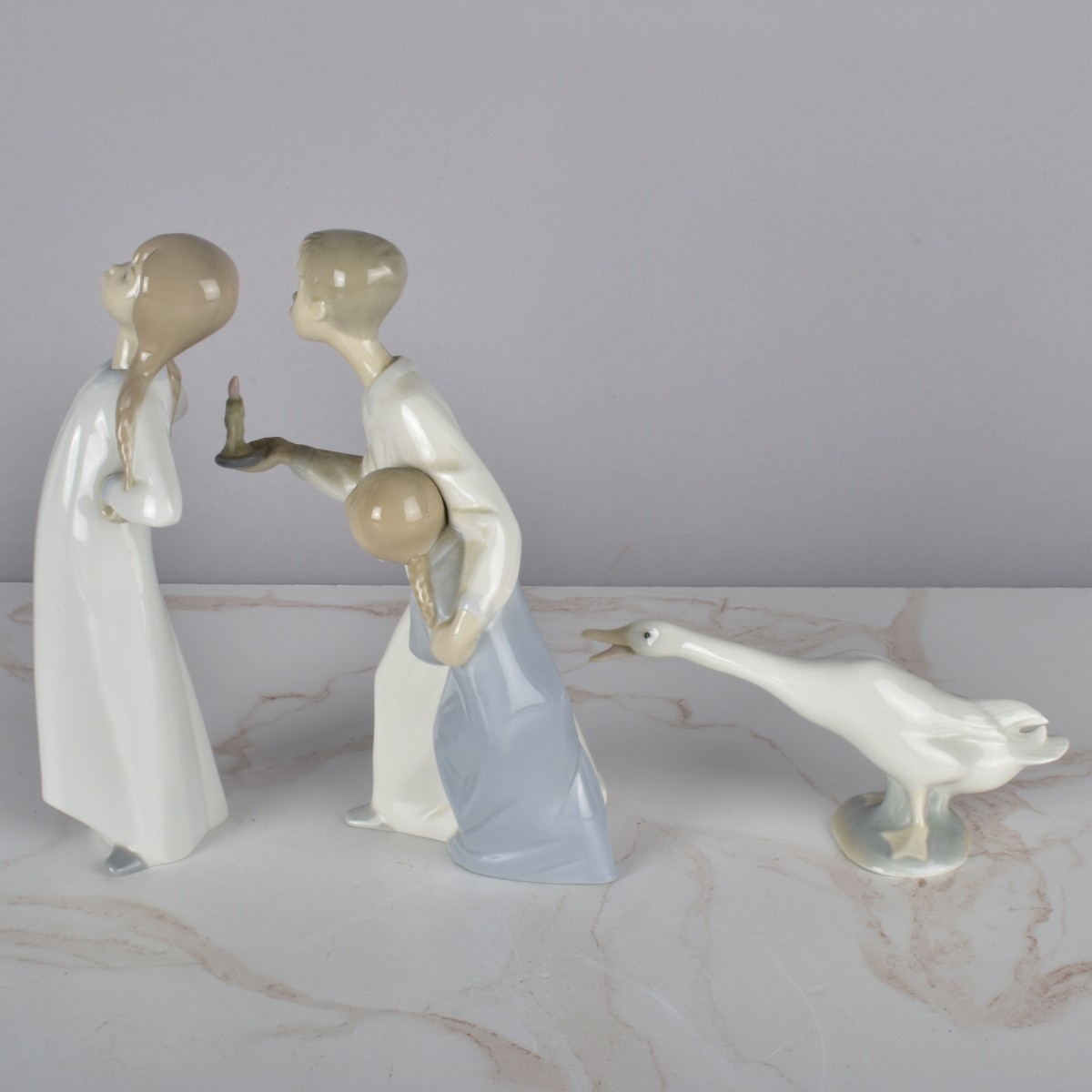 Three Lladro Porcelain Figurines