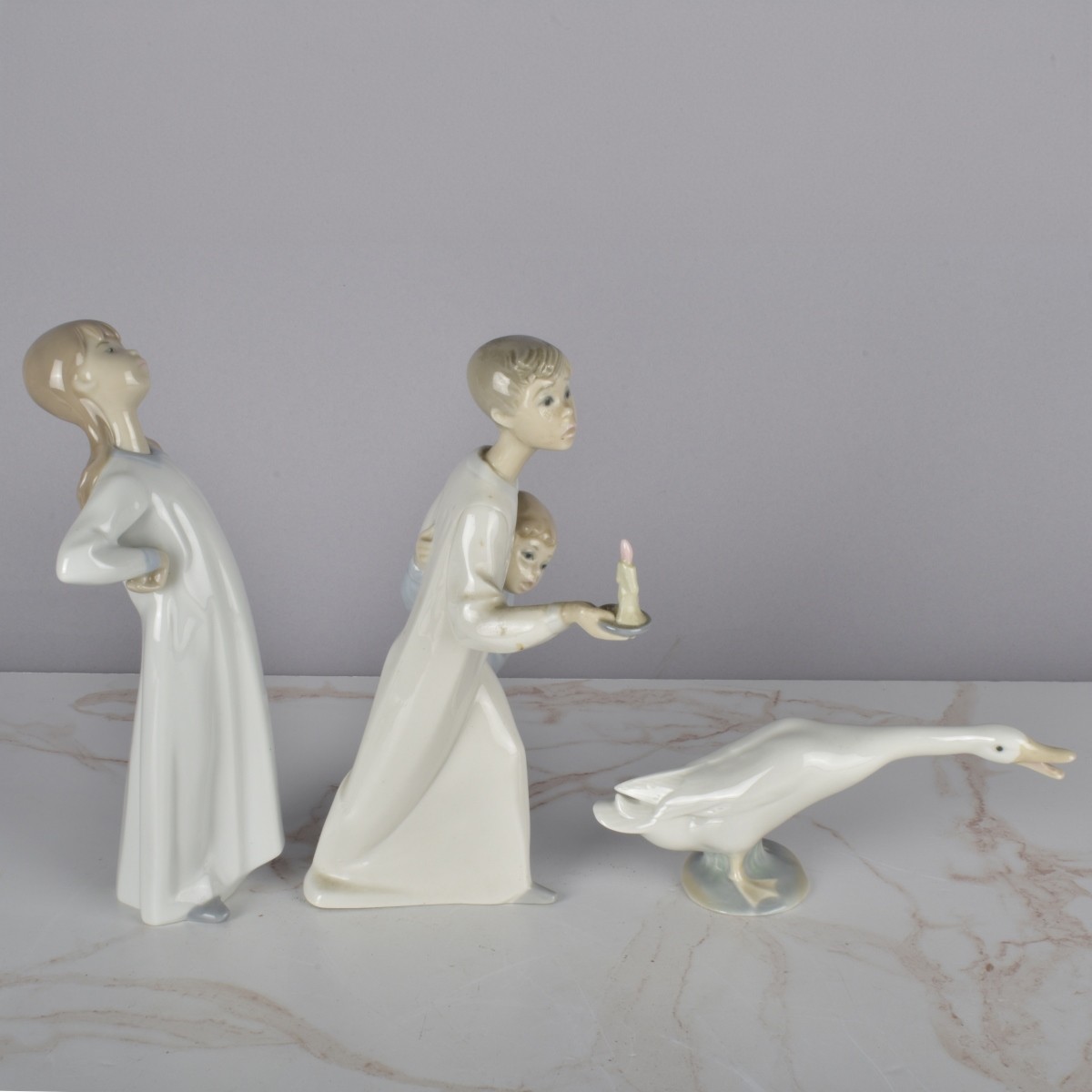 Three Lladro Porcelain Figurines