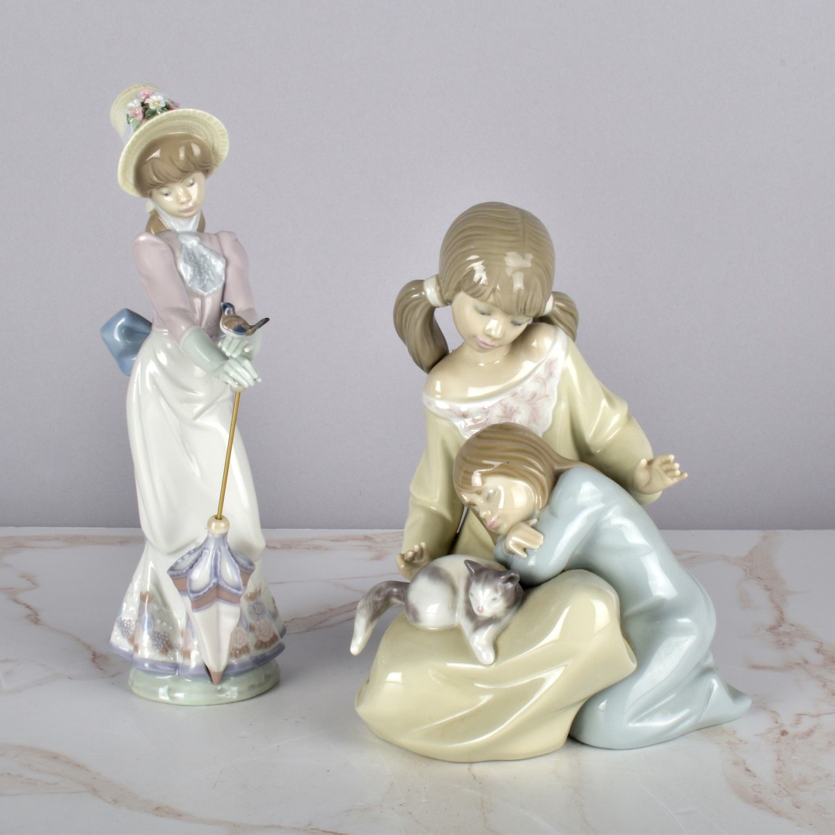 Two Lladro Porcelain Figurines