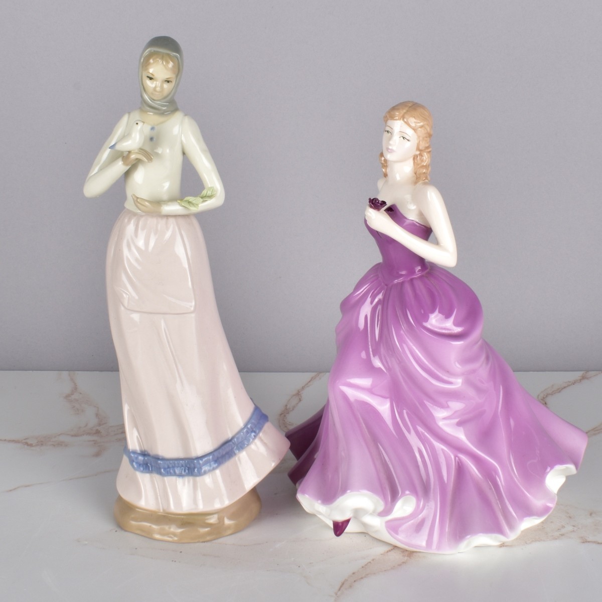 Two Porcelain Figurines Ladies