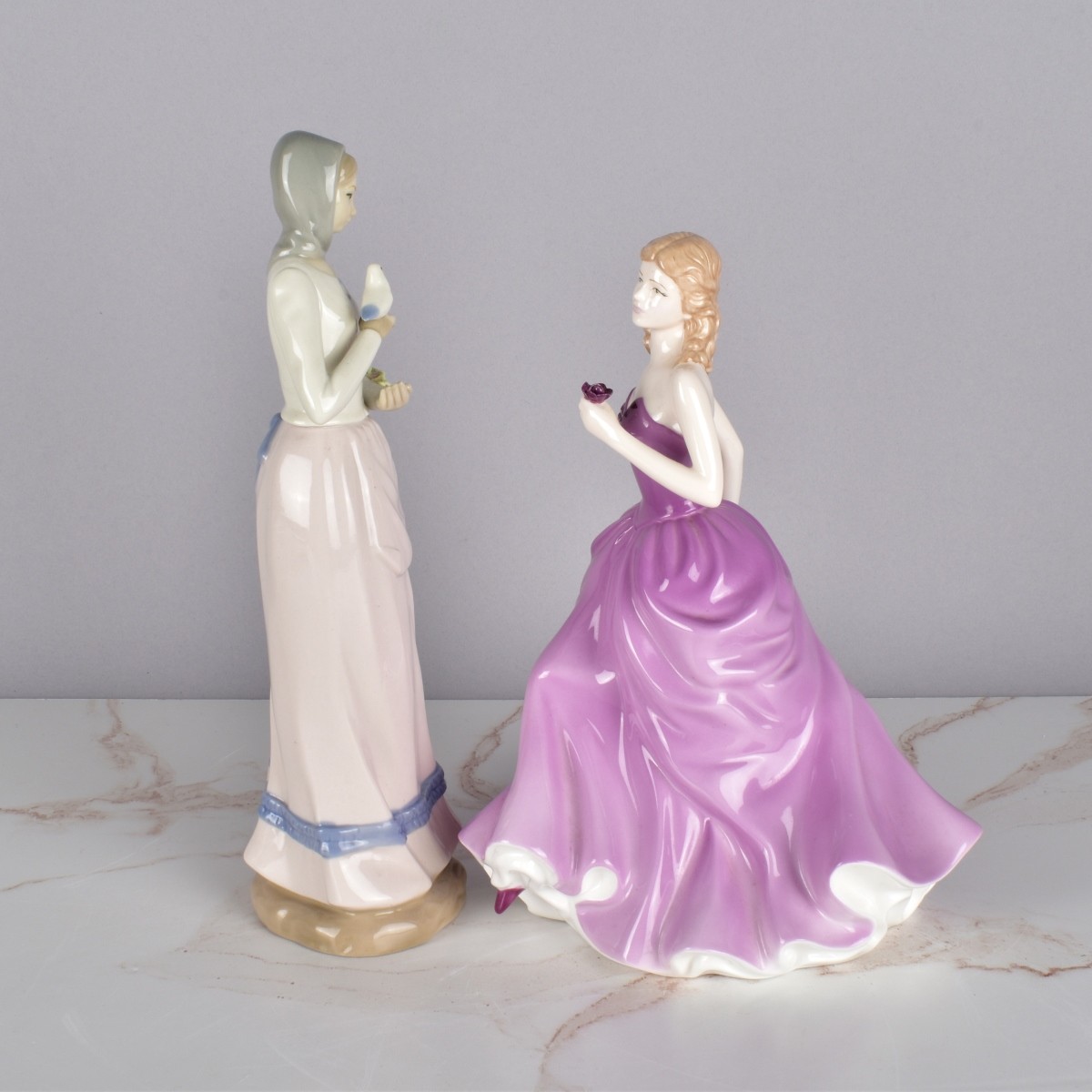 Two Porcelain Figurines Ladies