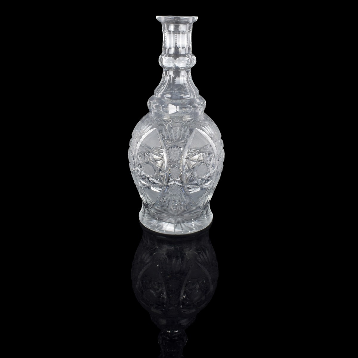 Large Cut Crystal Bohemian Decanter