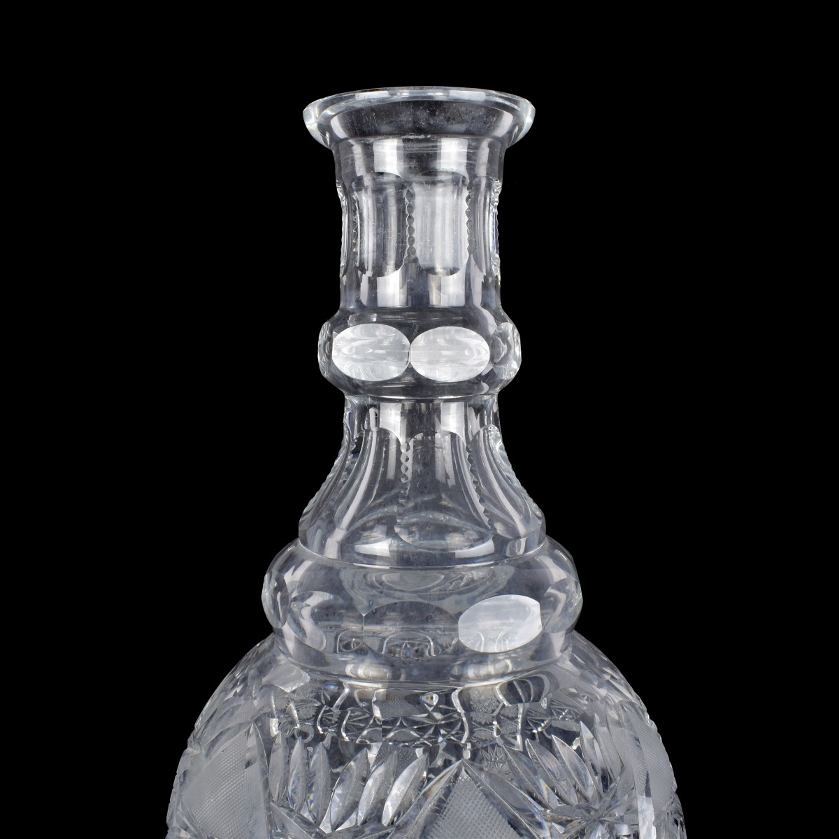 Large Cut Crystal Bohemian Decanter