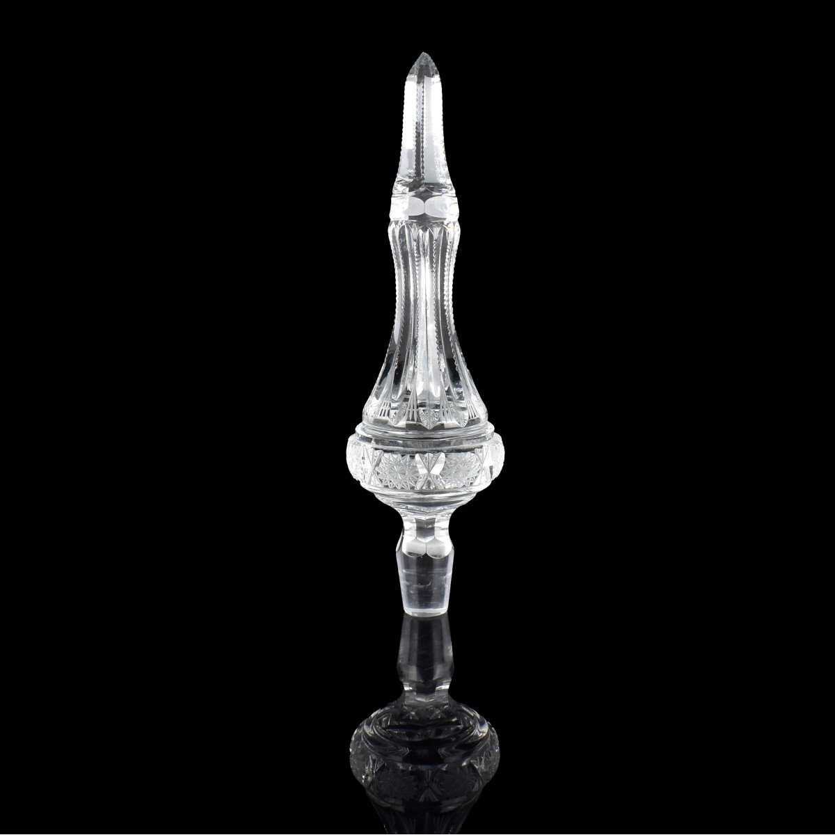 Large Cut Crystal Bohemian Decanter