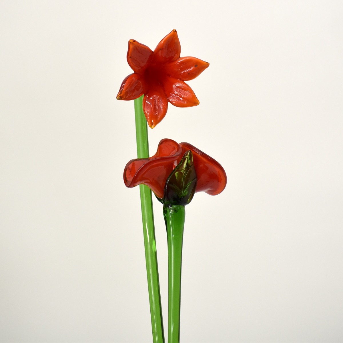 Collection of Italian Art Glass Flowers