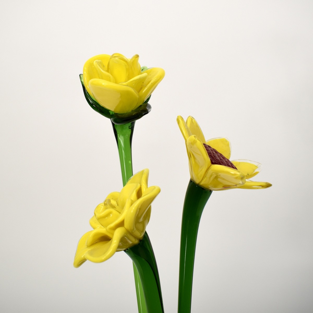 Collection of Italian Art Glass Flowers