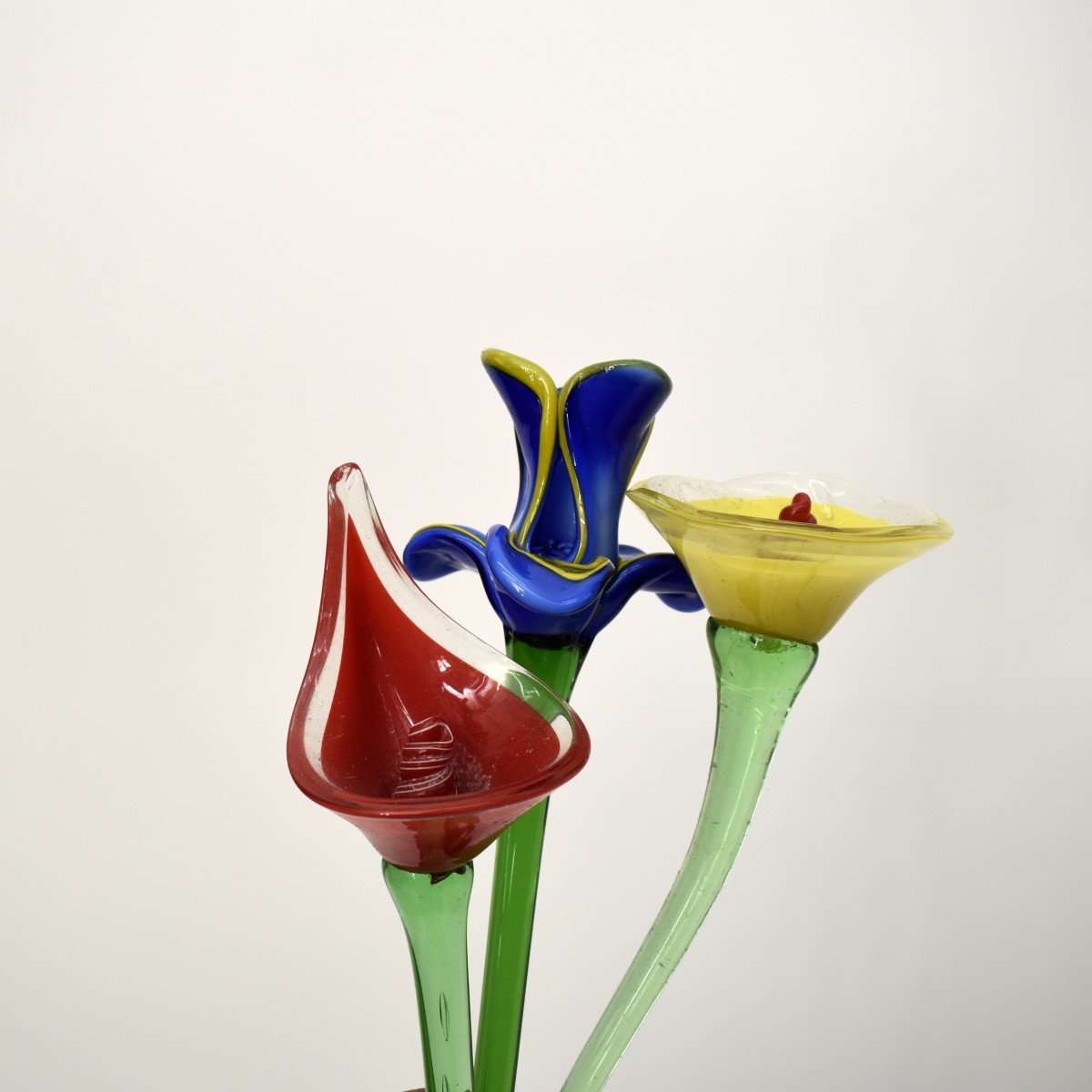 Collection of Italian Art Glass Flowers