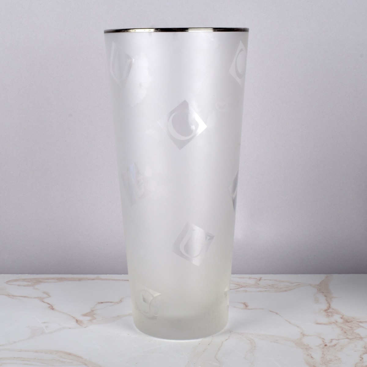 Gucci Frosted Art Glass Vase