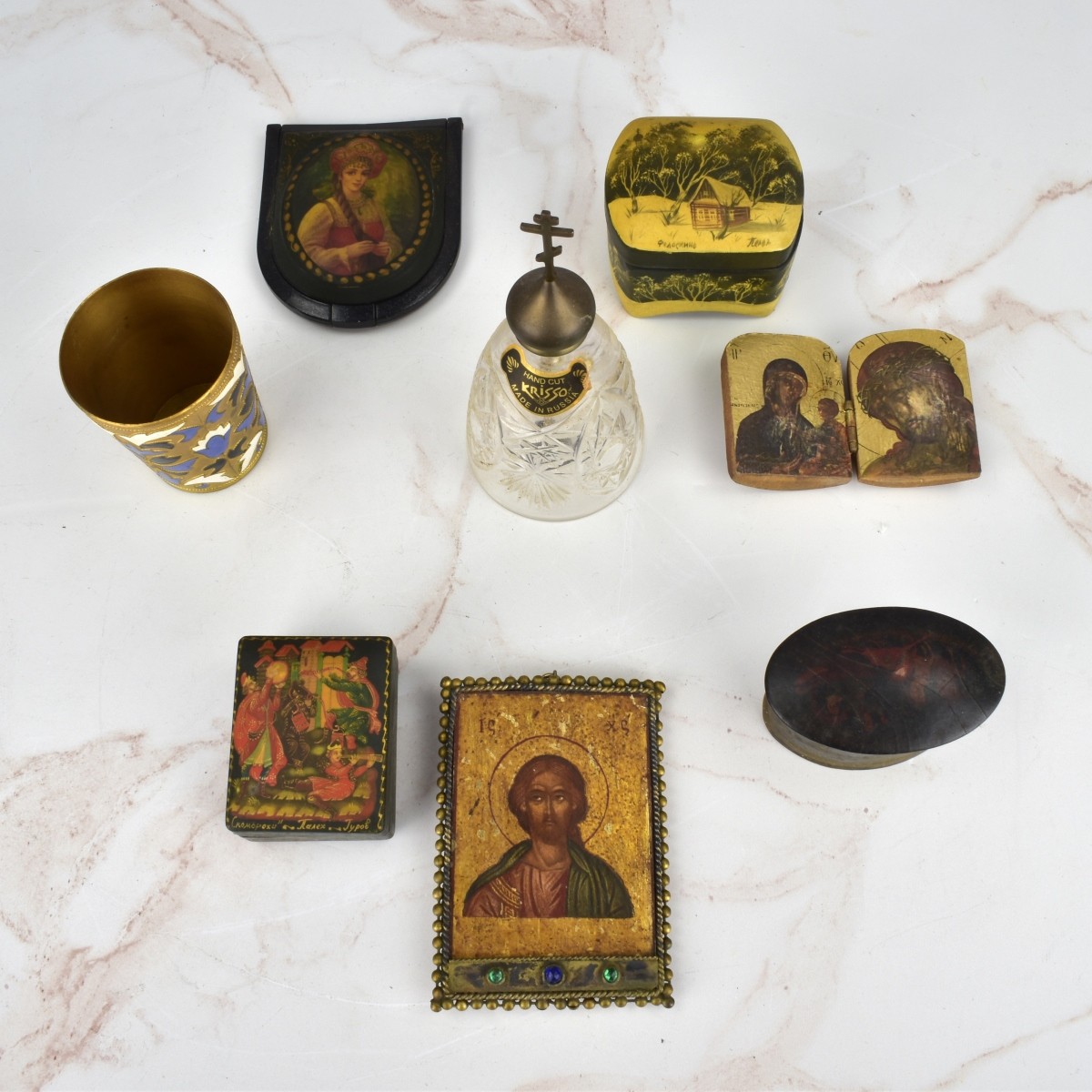 Eight (8) Russian Vintage items