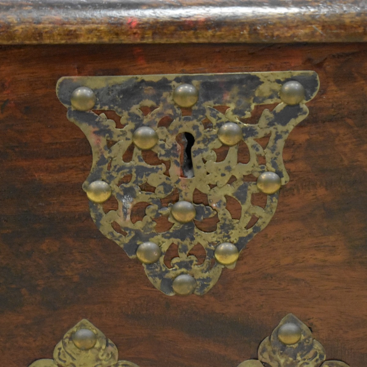 Antique Asian Wood Chest