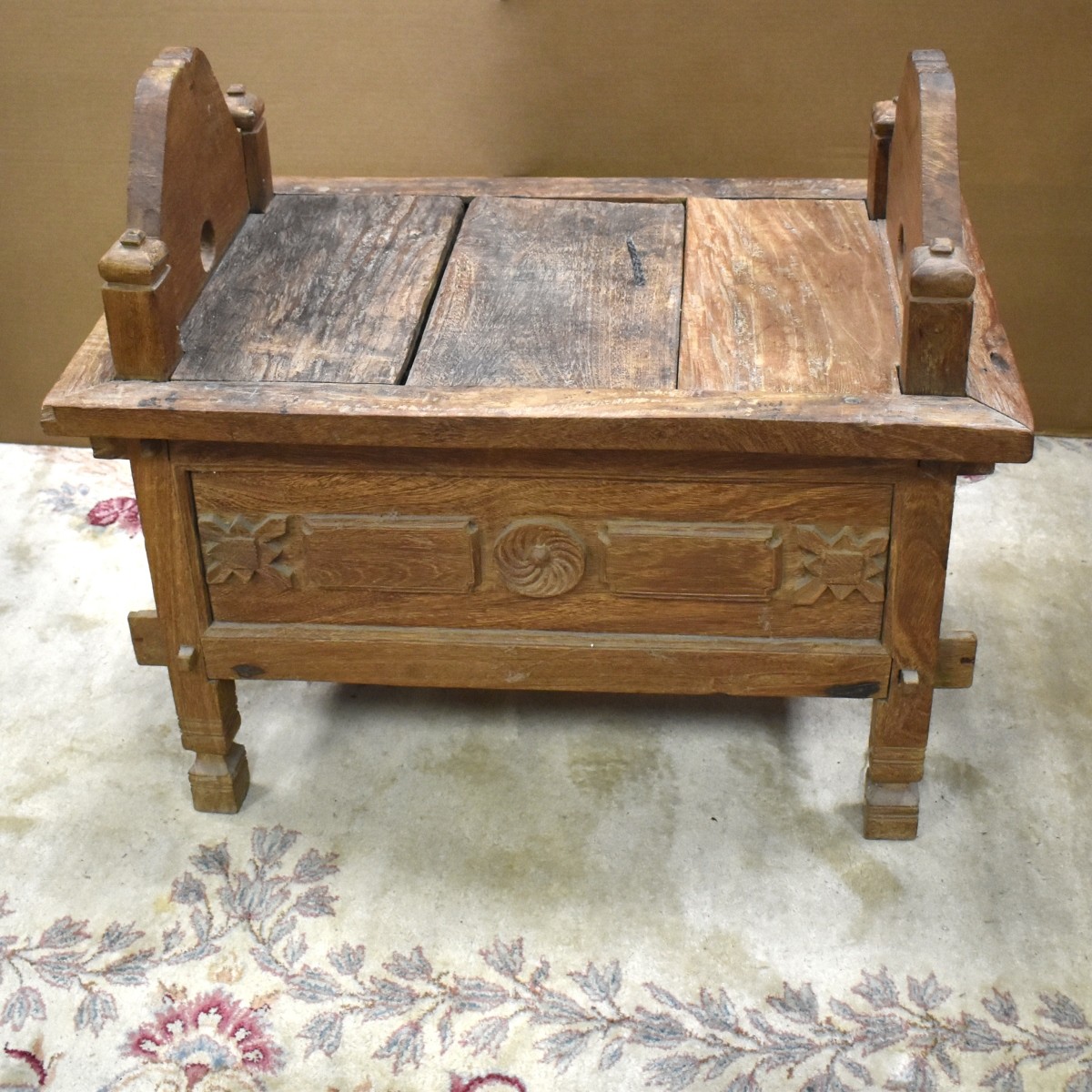 Antique Chinese Carved Bench