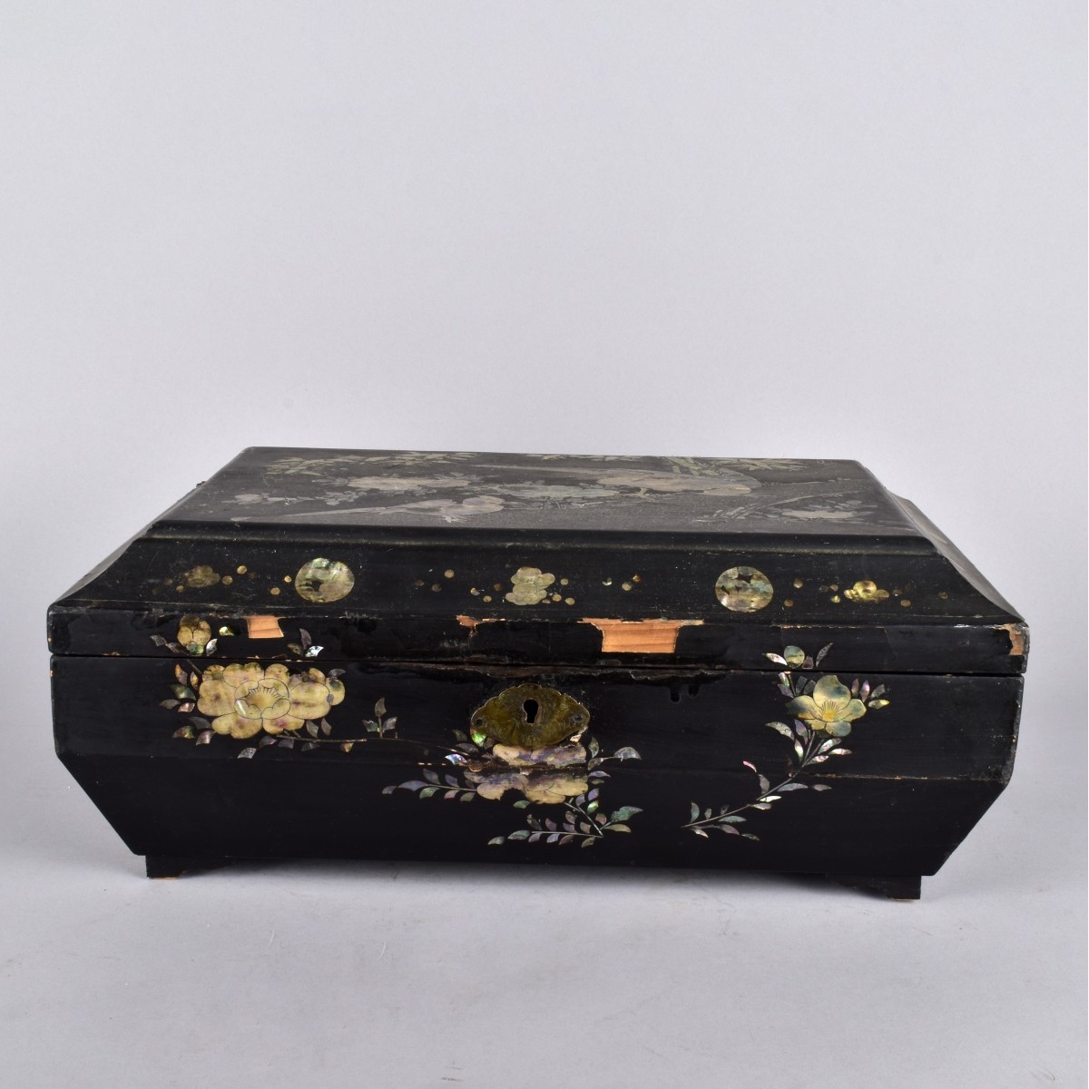 Antique Japanese Sewing Box