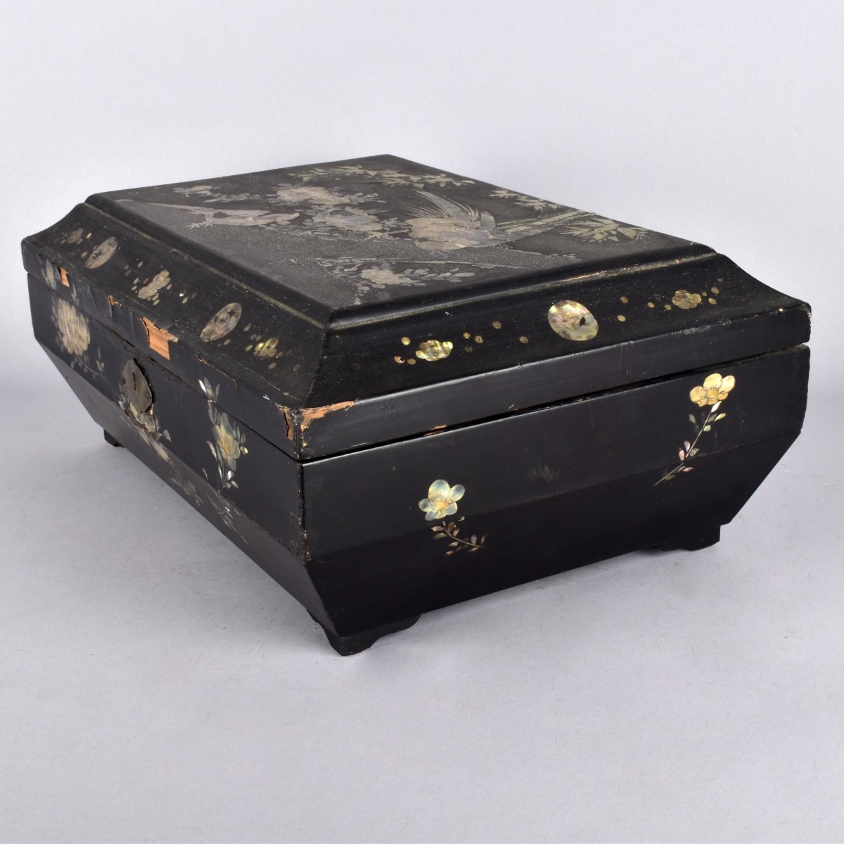 Antique Japanese Sewing Box