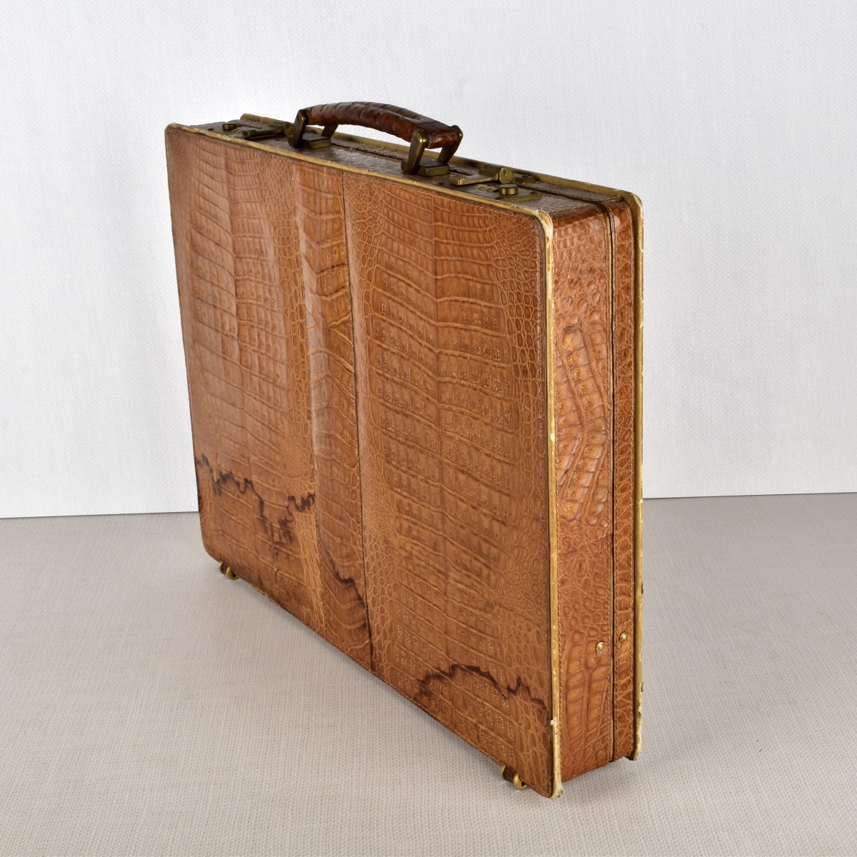 Gilbarto Alligator Briefcase