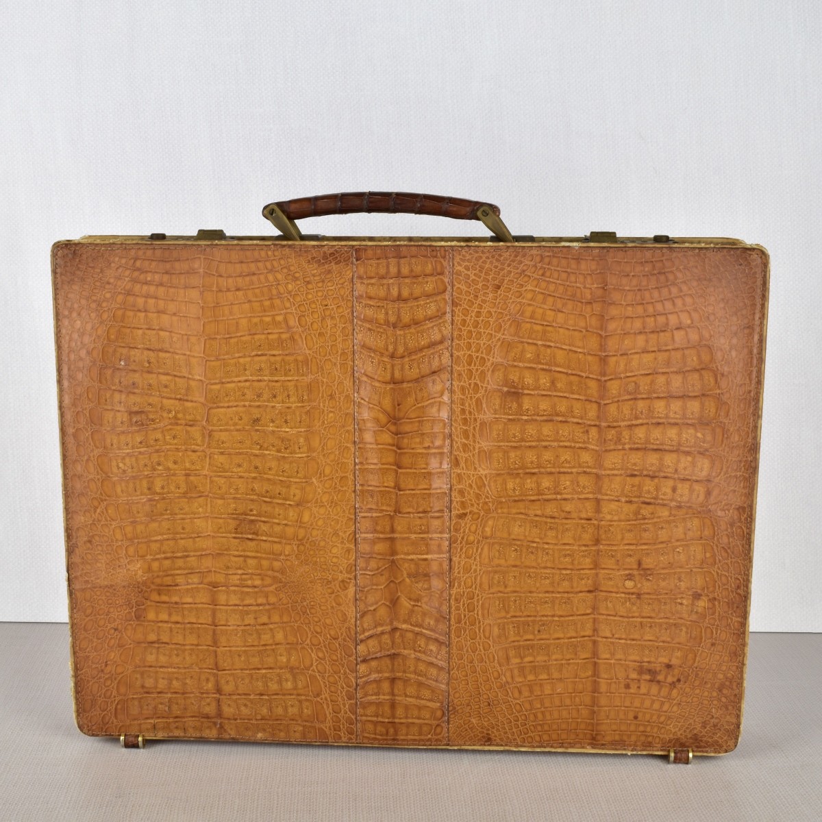 Gilbarto Alligator Briefcase