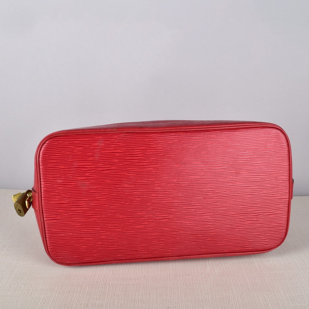 Louis Vuitton Alma EPI Red Handbag