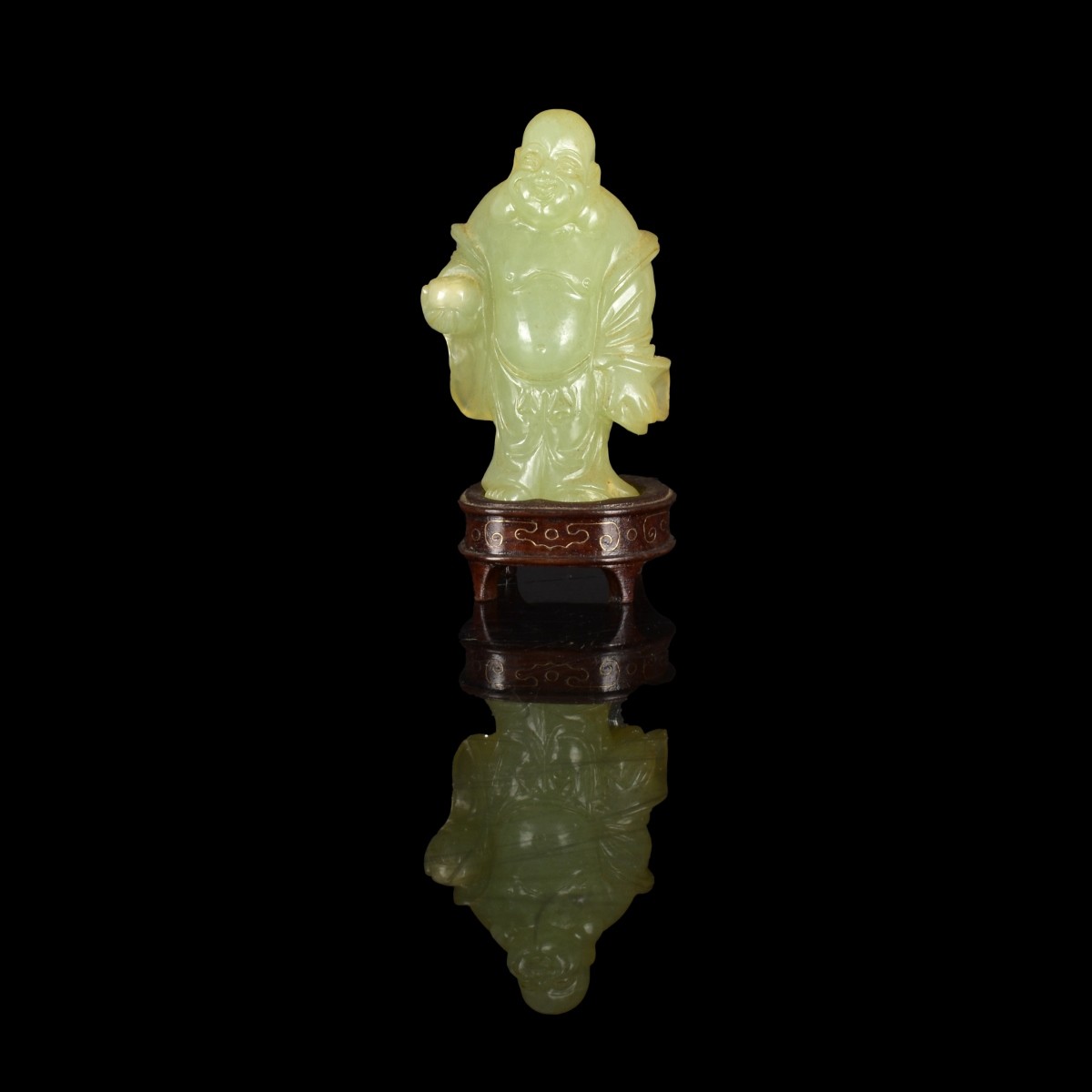 Vintage Serpentine Jade Figurine