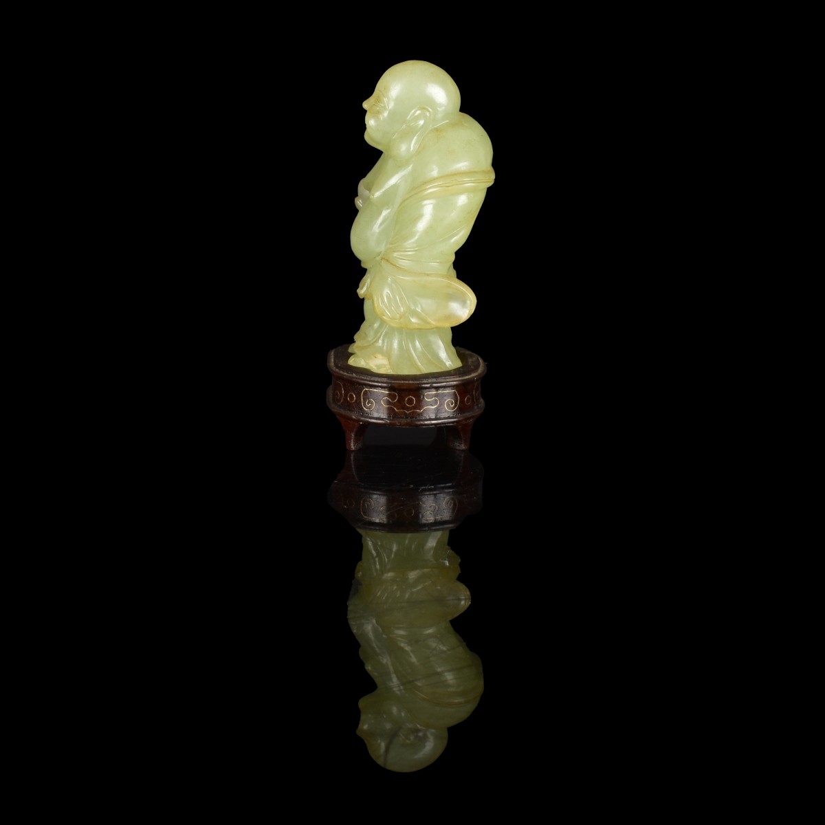 Vintage Serpentine Jade Figurine