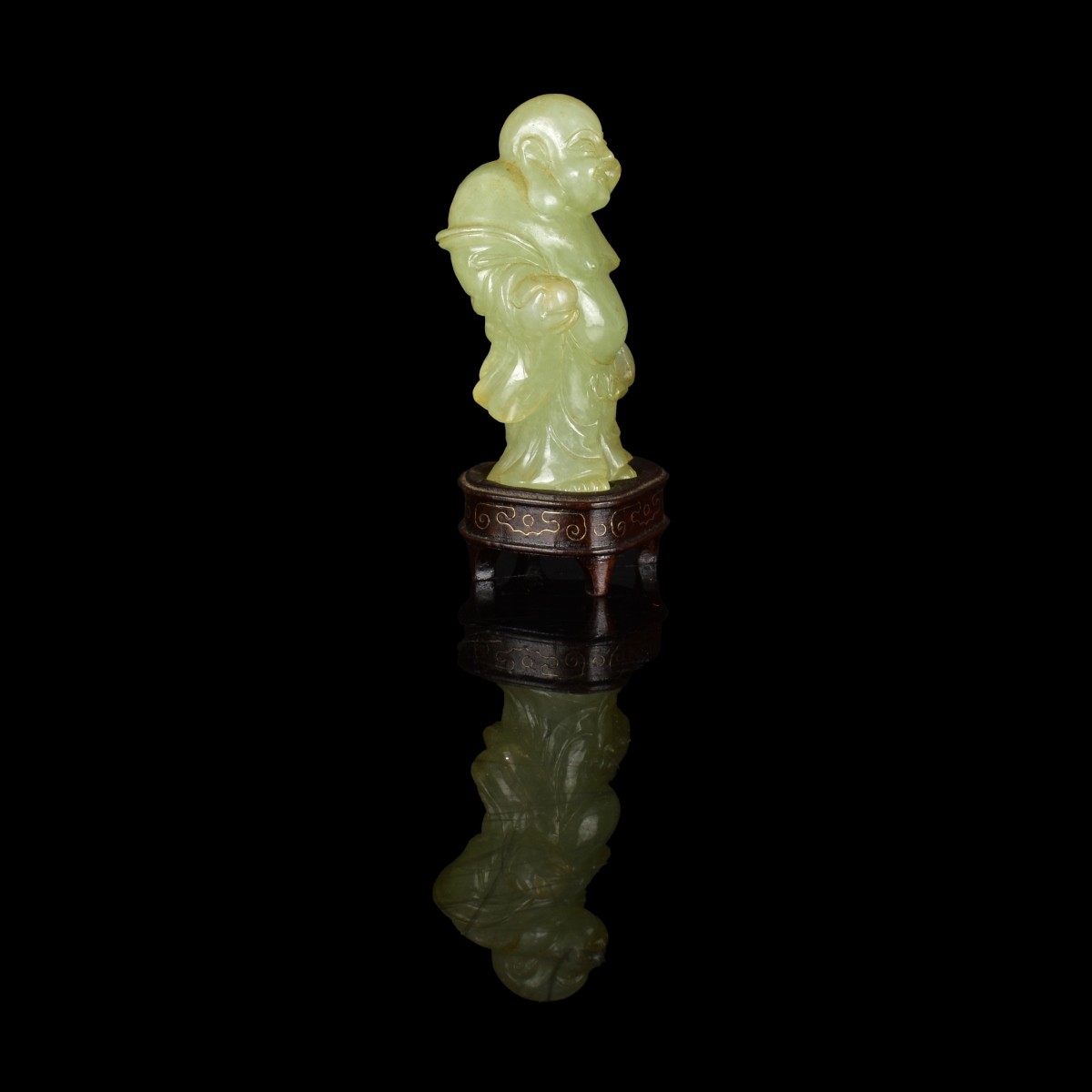 Vintage Serpentine Jade Figurine