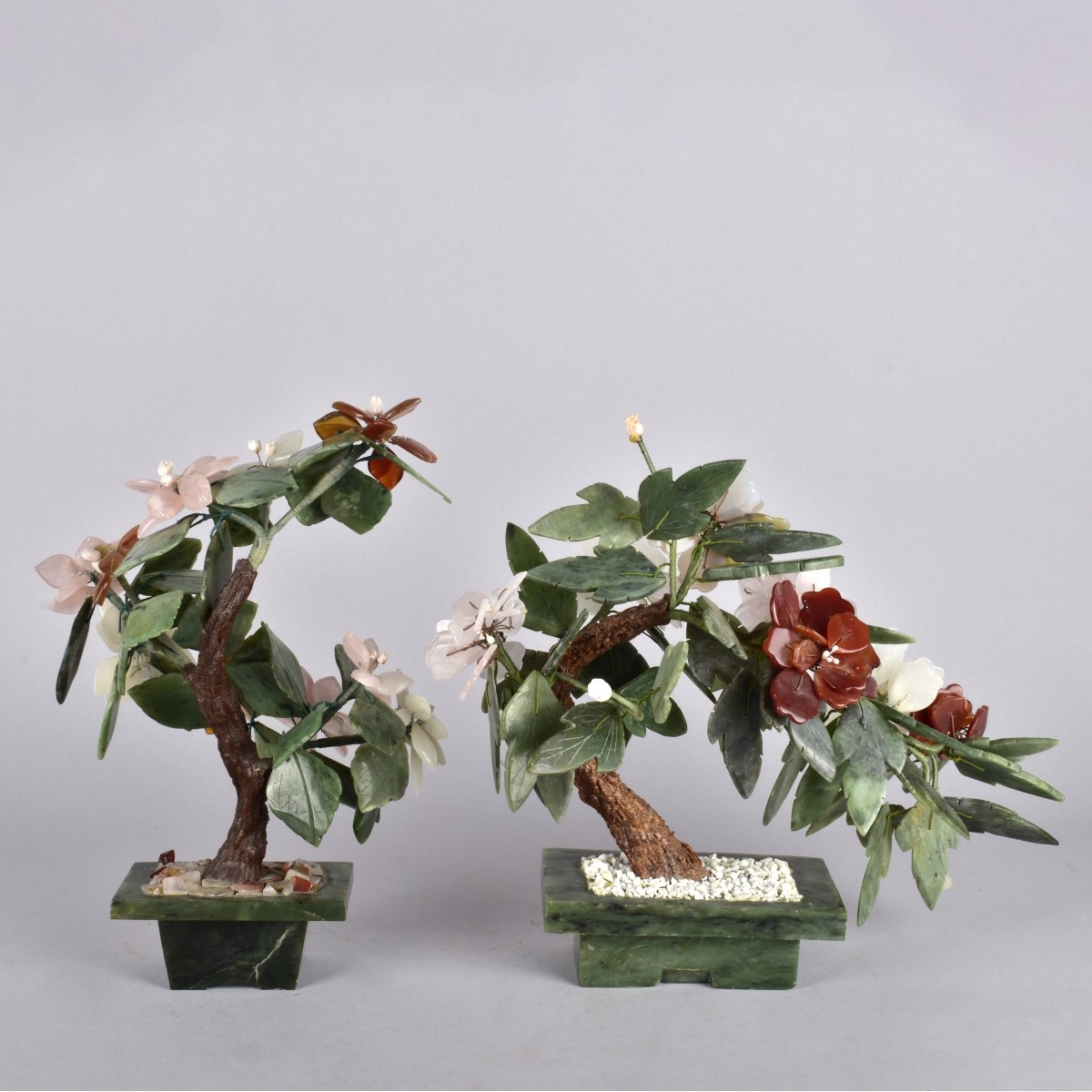 Two Gemstone Ming Trees