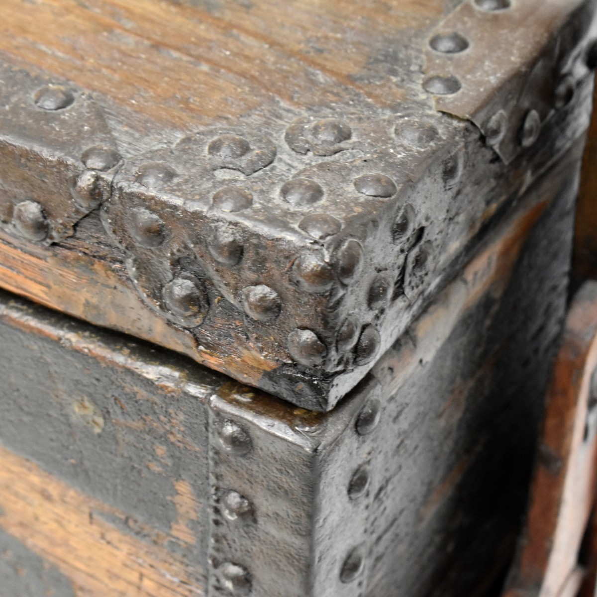 Antique Japanese Wood Wedding Box