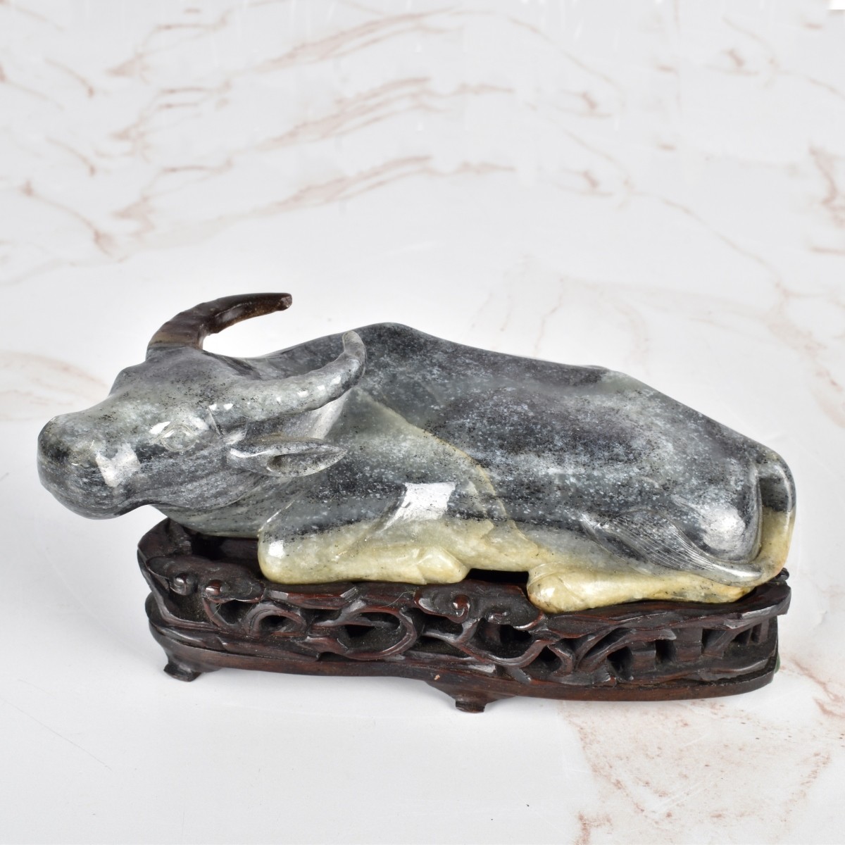 Chinese Jade Water Buffalo