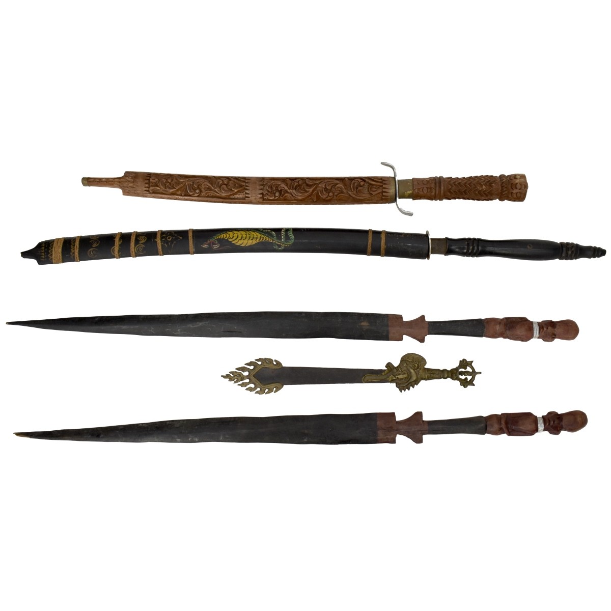 Five Decorative Swords