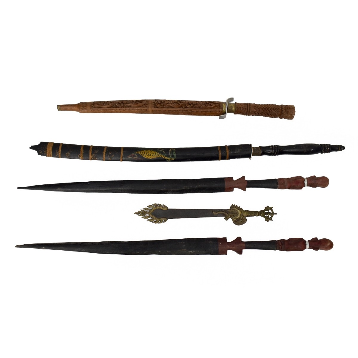 Five Decorative Swords