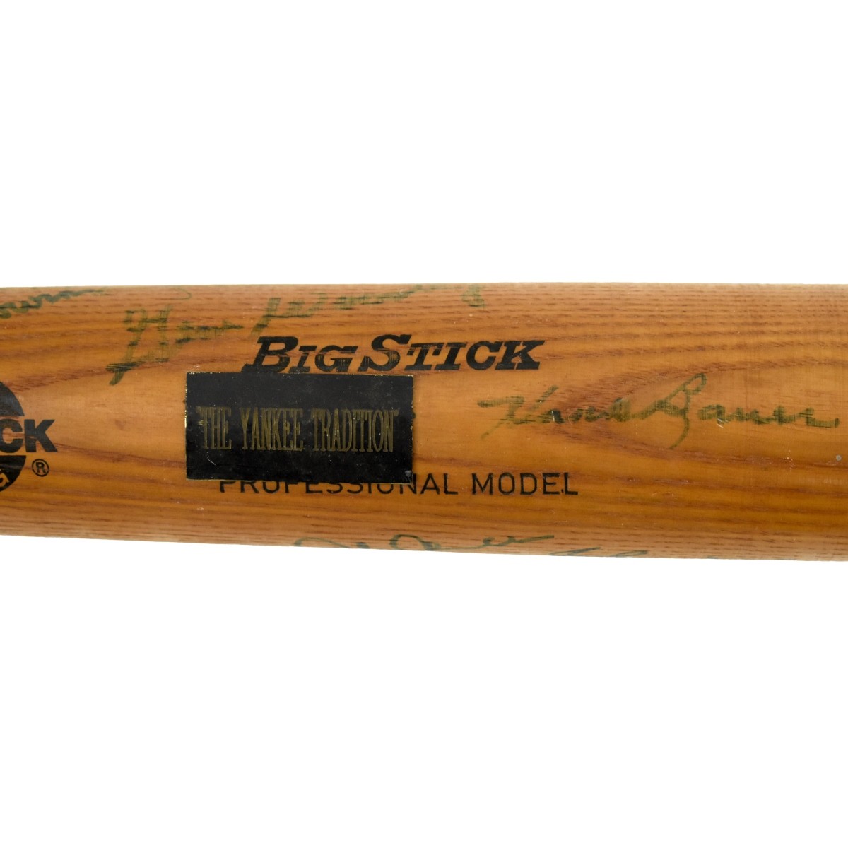 Circa 1970s Autographed Yankees Baseball Bat