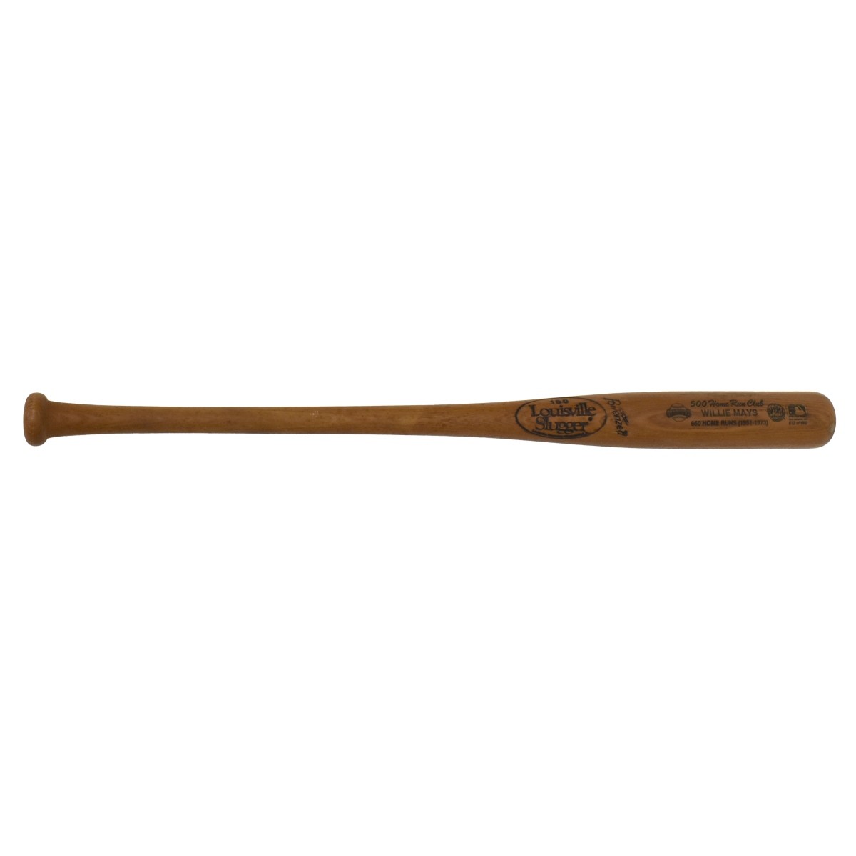 Autographed Willie Mays Baseball Bat