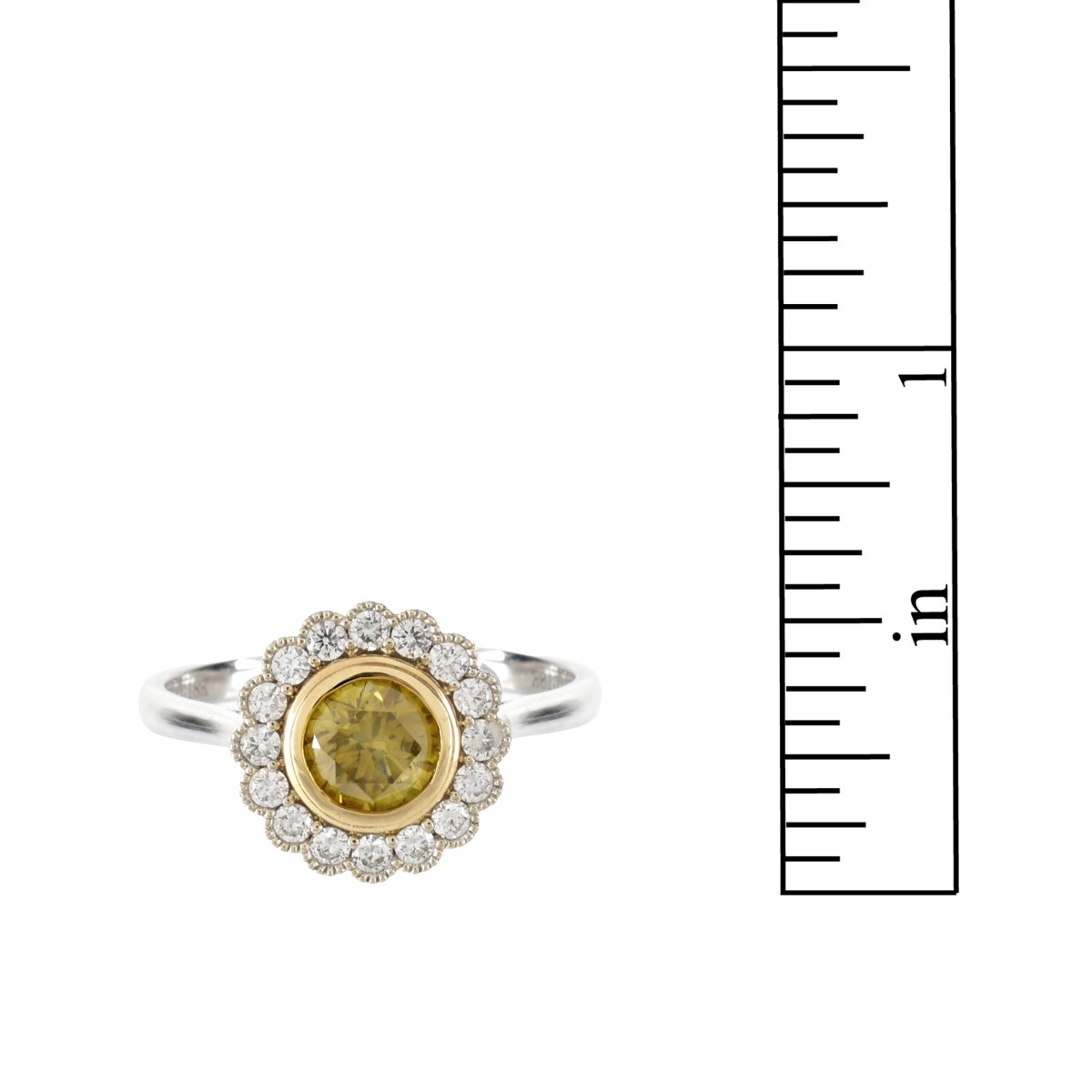 EGL Diamond and 18K Ring