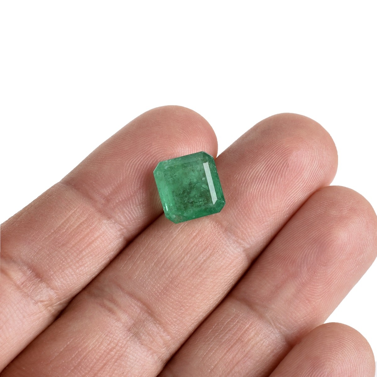 6.85 Carat Emerald