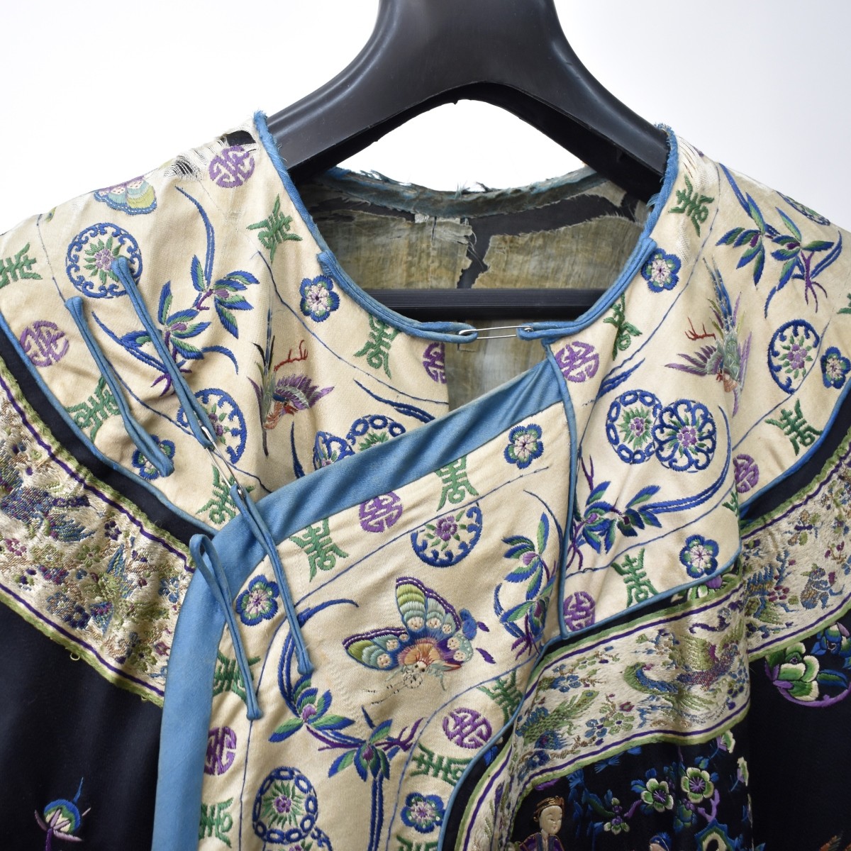 18/19C Chinese Silk Embroidered Robe