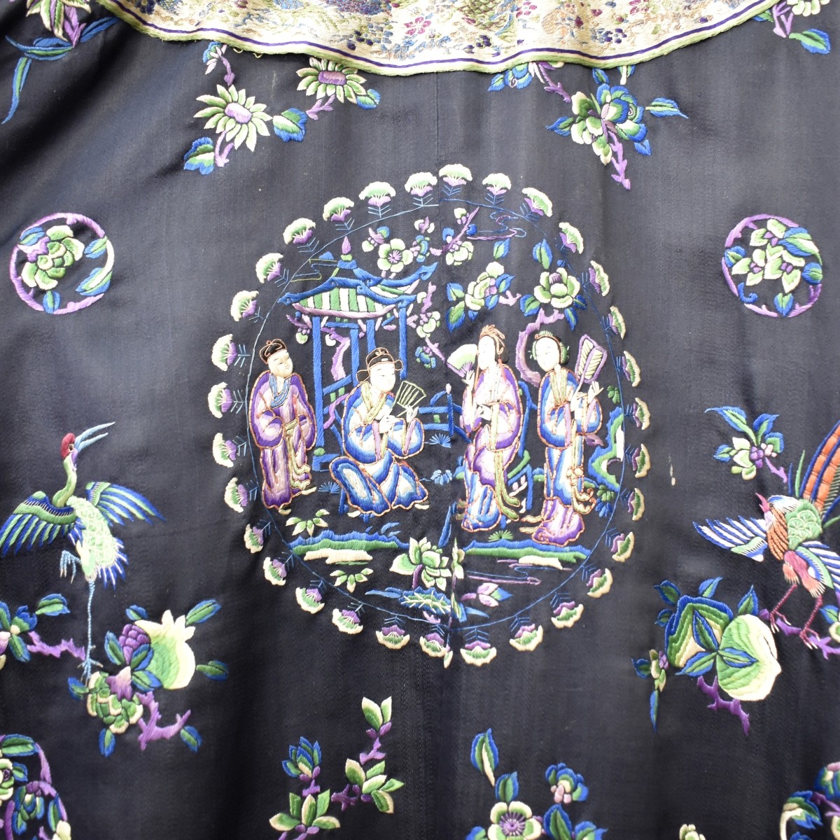 18/19C Chinese Silk Embroidered Robe