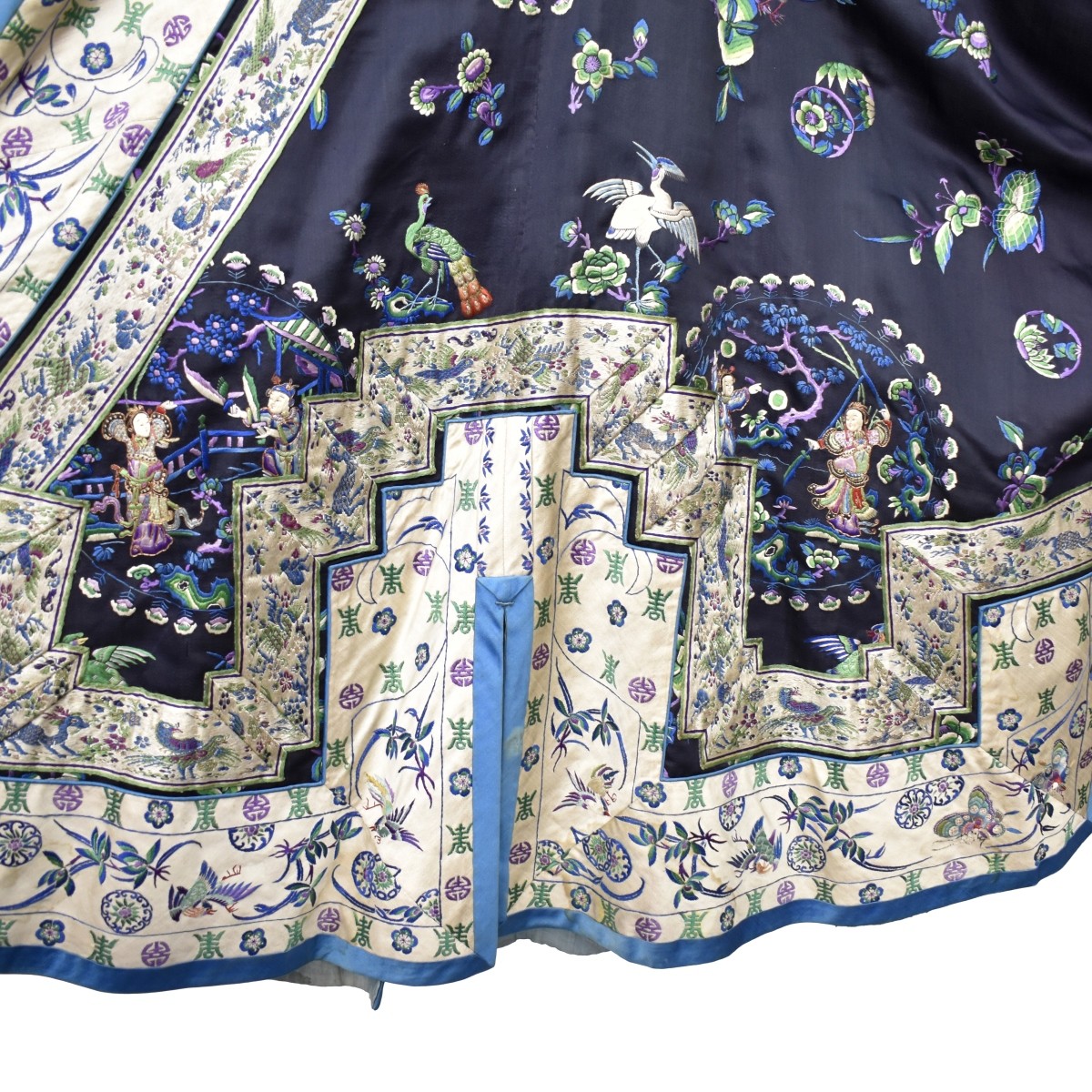 18/19C Chinese Silk Embroidered Robe