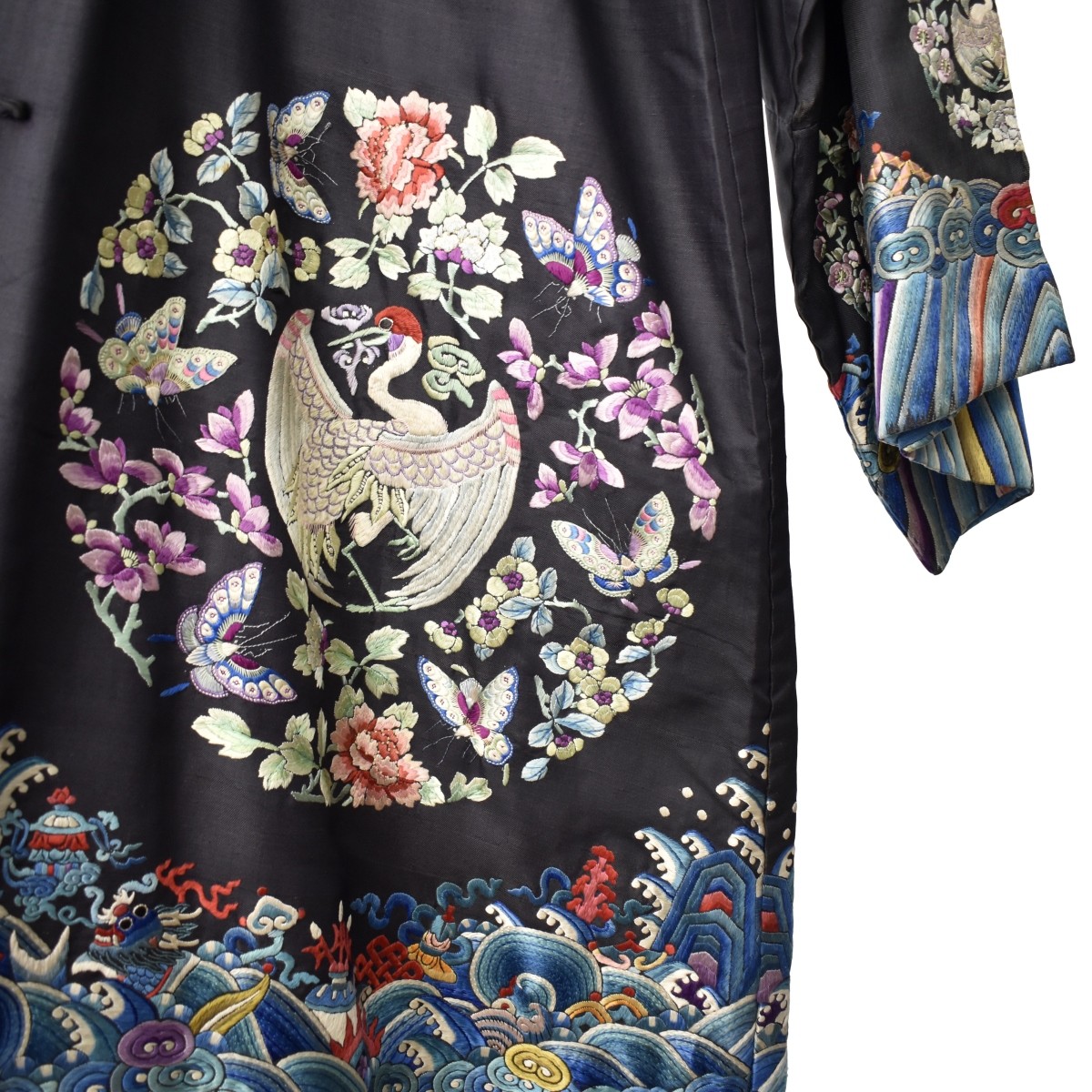 18C Chinese Embroidered Robe