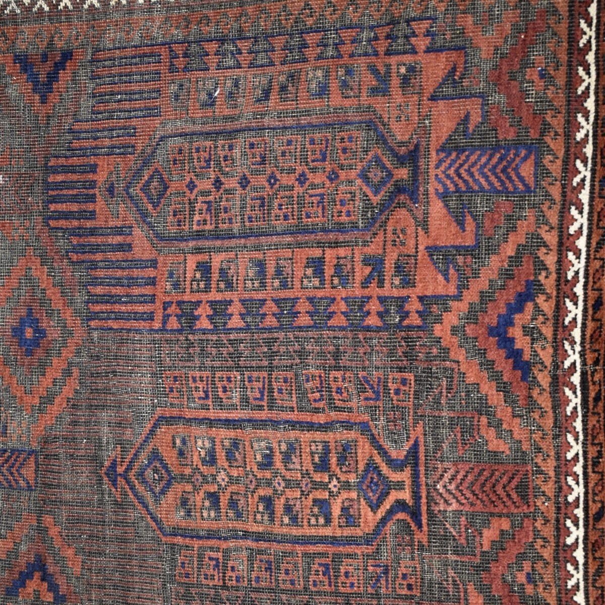 Nomadic Afghan Baluchi Rug