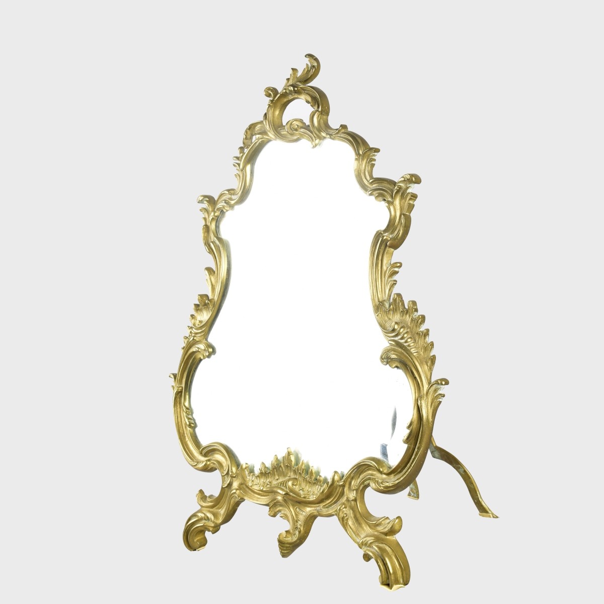 Bronze Rococo Mirror Easel Frame