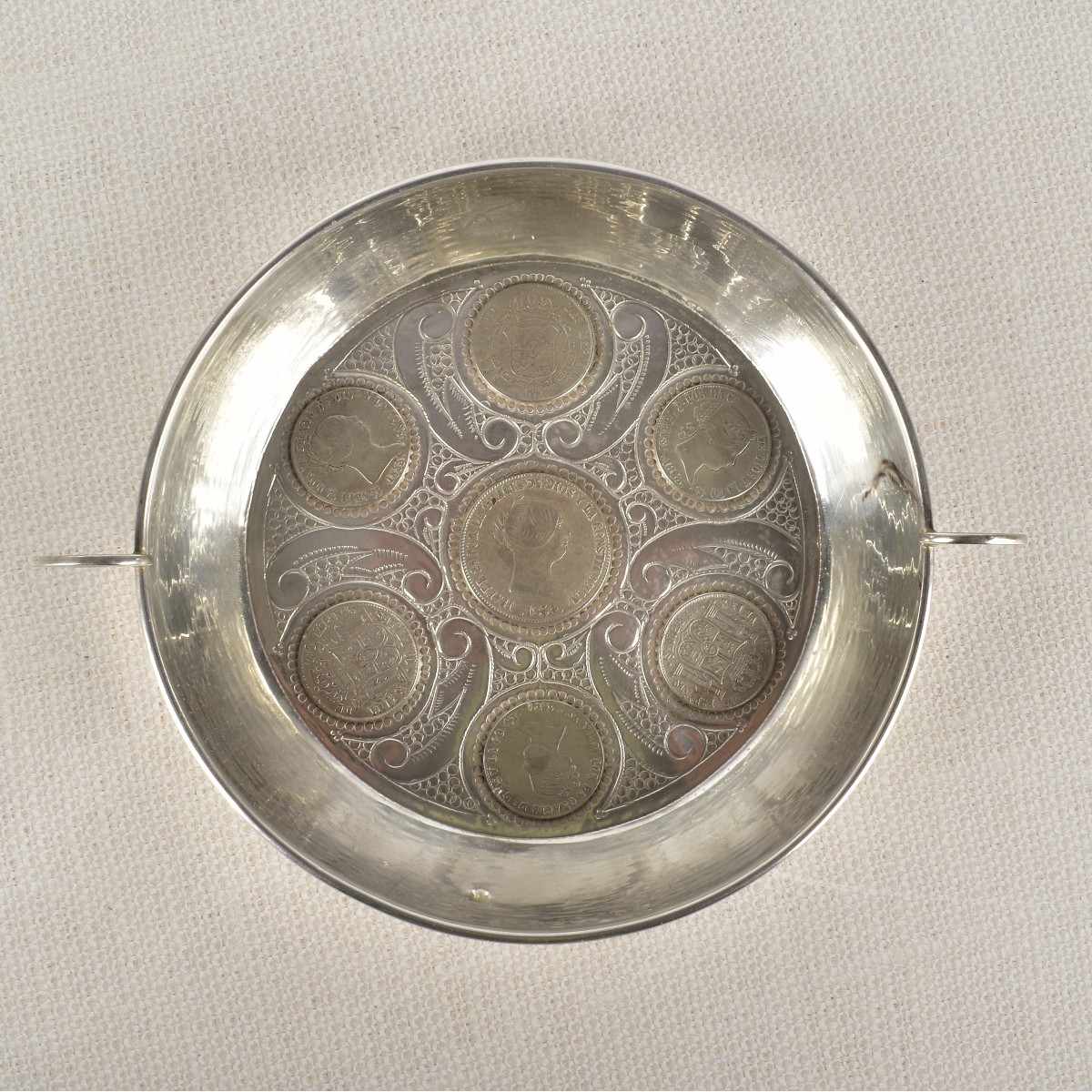 Spanish Coin Insert Wine Tasting Cup