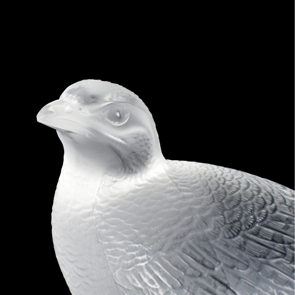 Lalique Quail Figurine