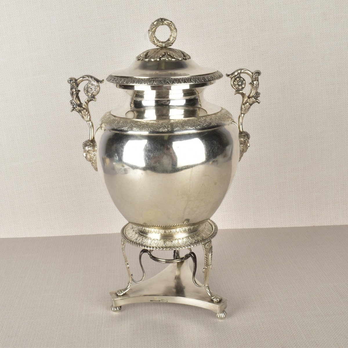 Antique Russian Silver Samovar