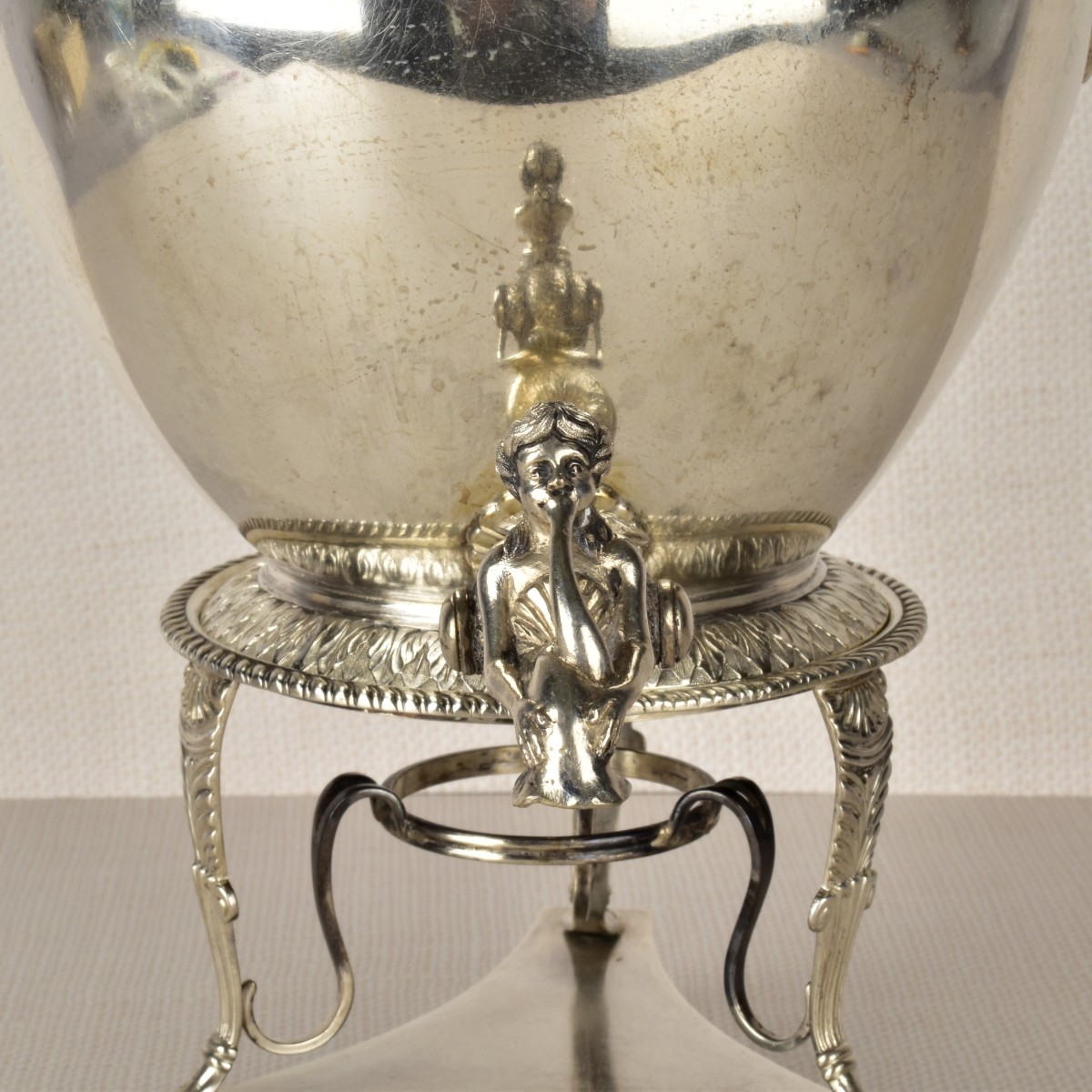 Antique Russian Silver Samovar