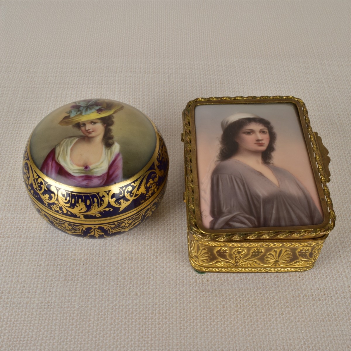 Miniature German Dresser Boxes